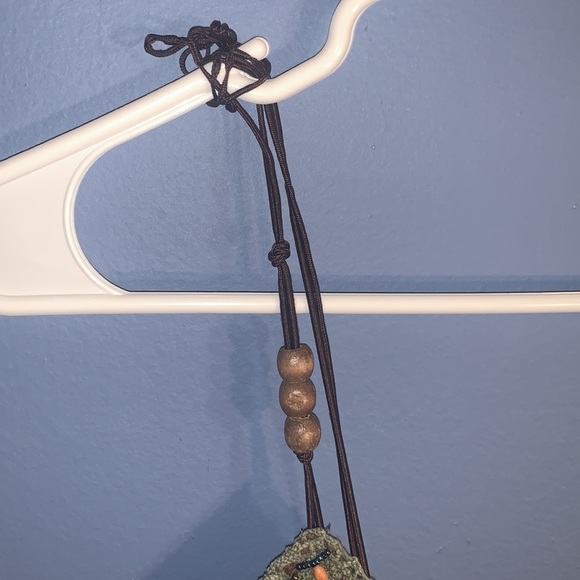 Cute brown Dress with beadwork size Medium - Picture 10 of 16